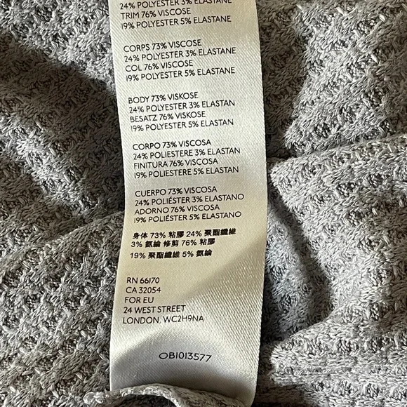 We The Free Gray Waffle Knit Top Oversized Slouchy Streetstyle Lagenlook Large - Picture 8 of 9